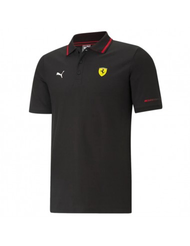 Puma Ferrari Race Î‘Î½Î´ÏÎ¹ÎºÏŒ T-shirt Polo ÎœÎ±ÏÏÎ¿ 599843-01